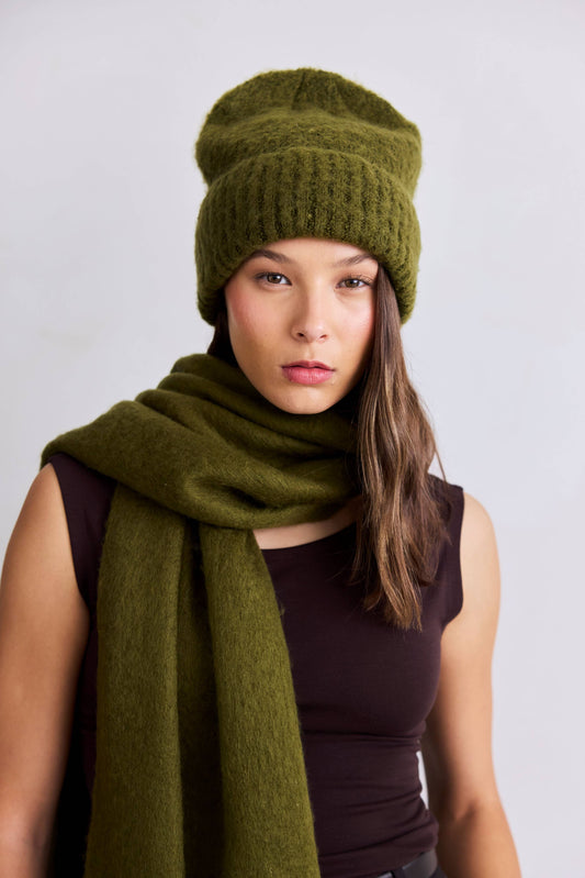 The Reykjavik Beanie Hat - 100% Recycled - Sea Kelp