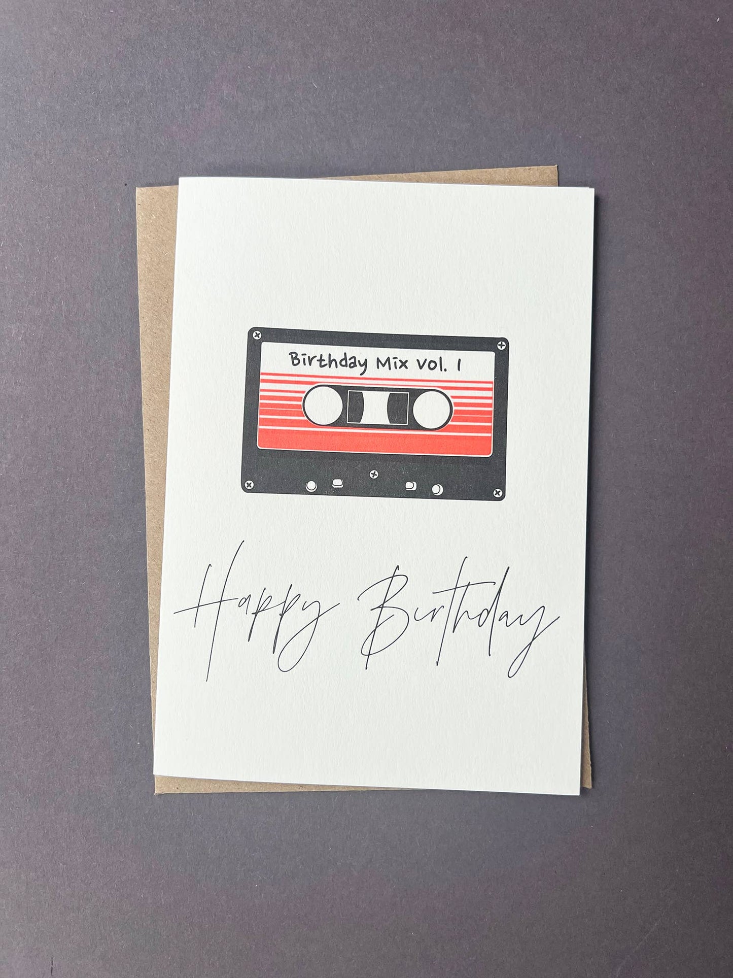 Birthday Mix Tape Card