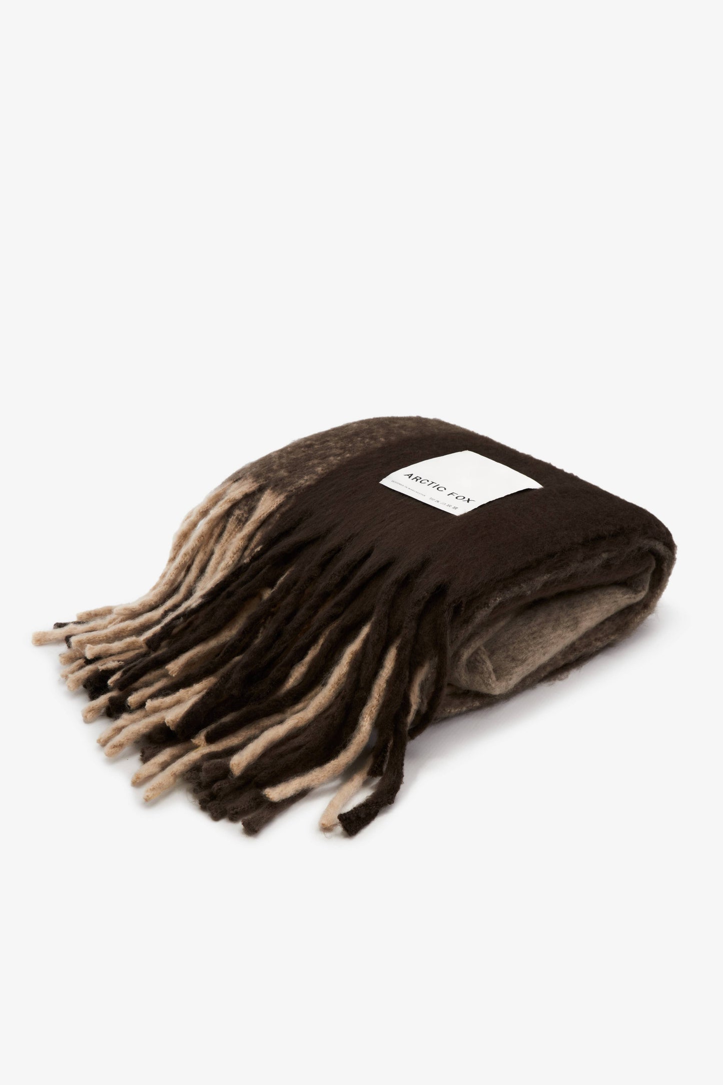 The Reykjavik Throw - 100% Recycled - Dark Earth Brown -AW25