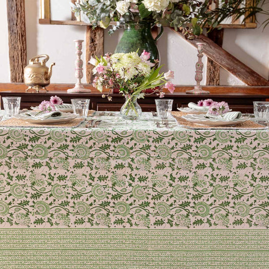 Suzani Blockprint Tablecloth