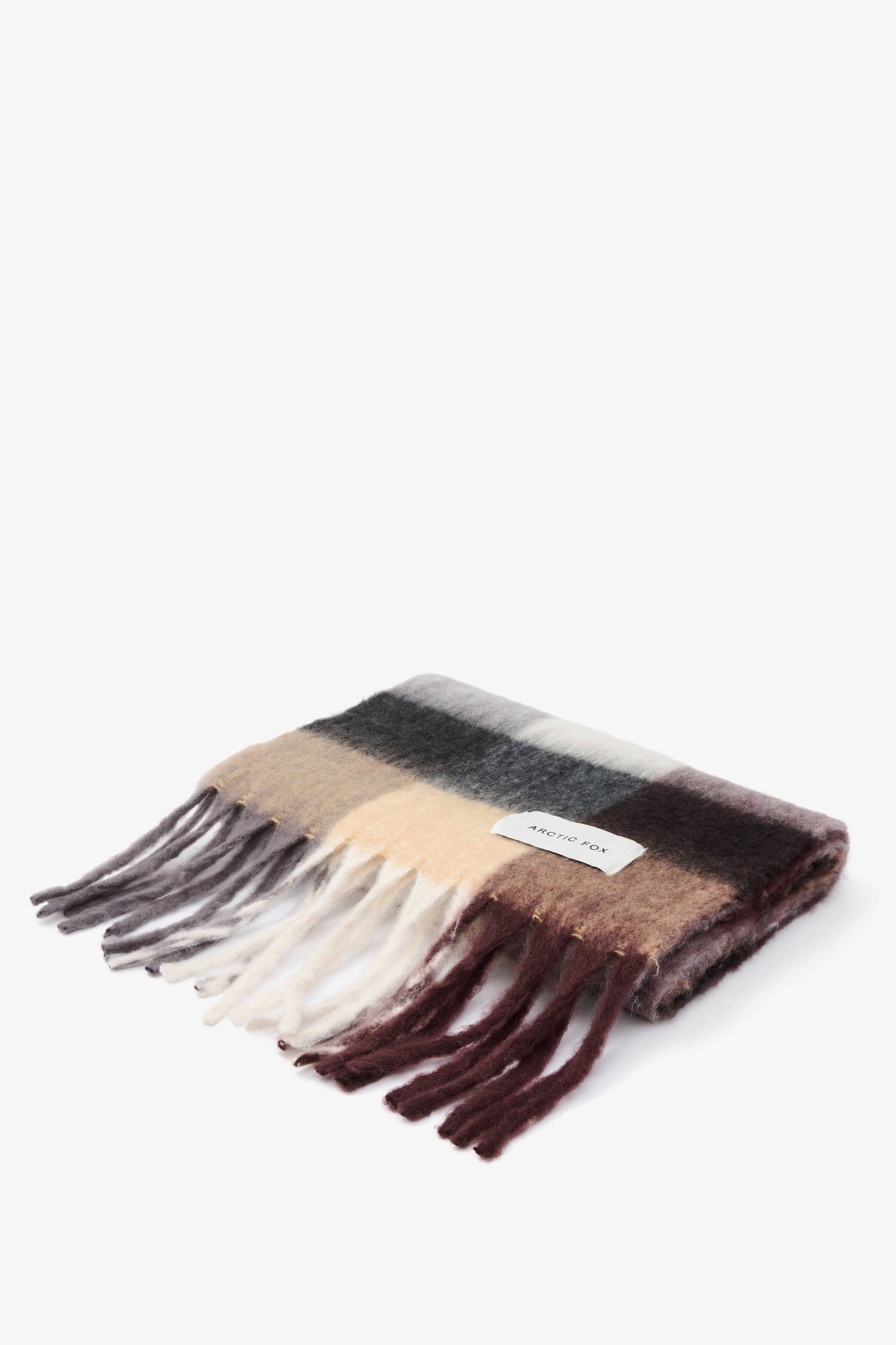 The Reykjavik Scarf - 100% Recycled - Purple/Brown  - AW25