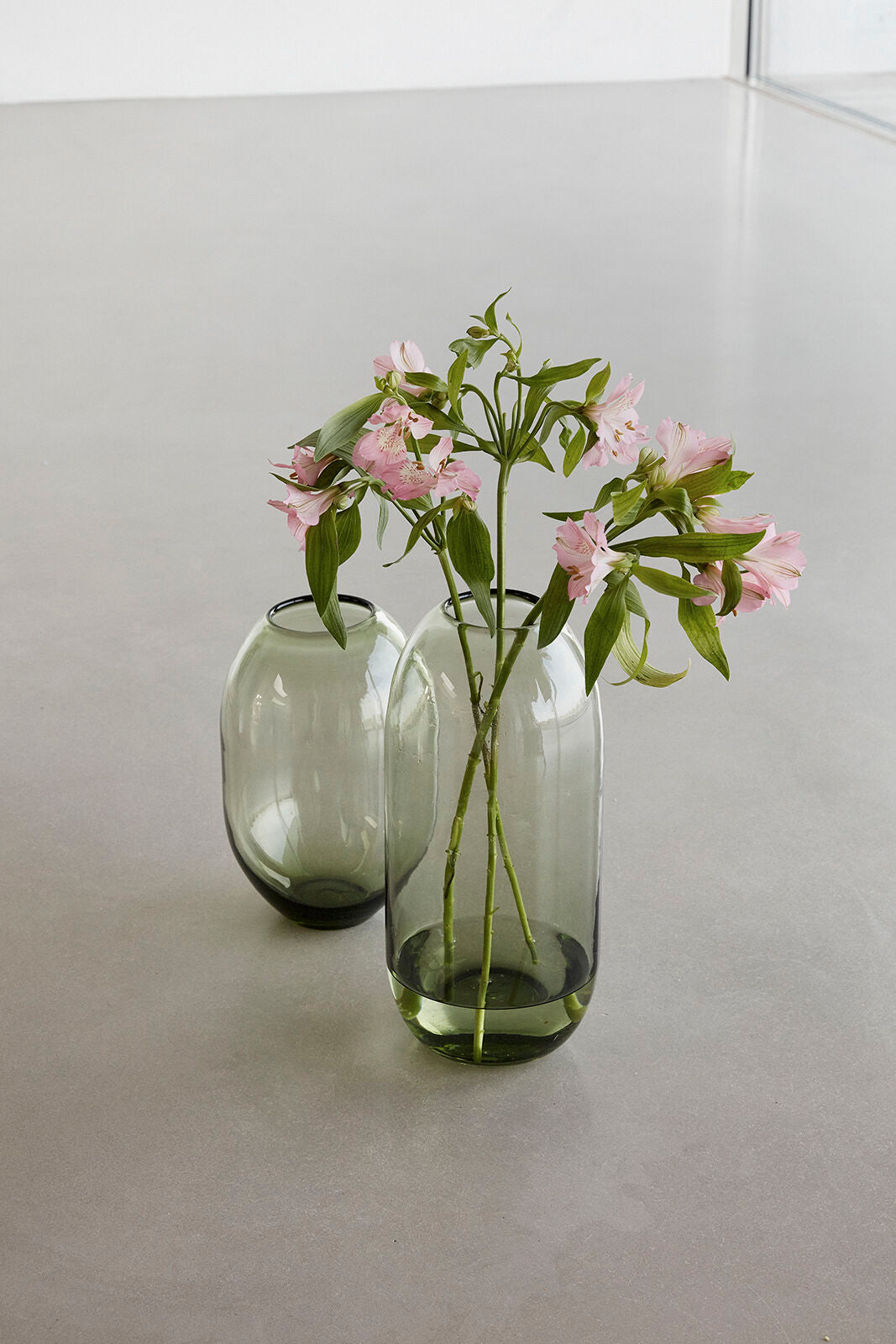 Moss Green Vases