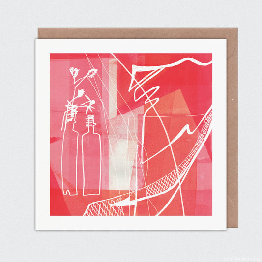 Summer View 3 Individual Card: Abstract Moments Collection