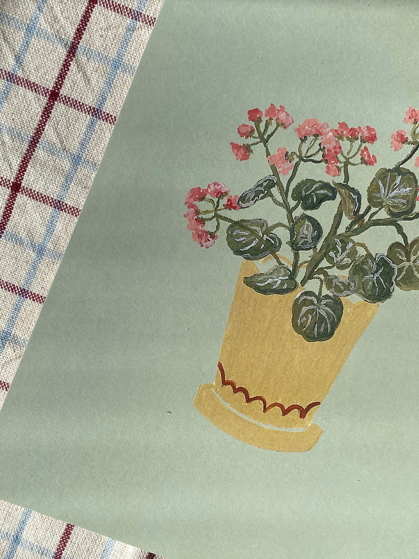 A5 print- Geraniums