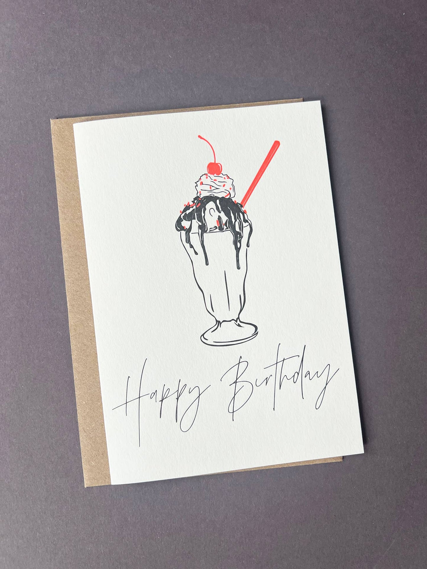 Birthday Sundae Card