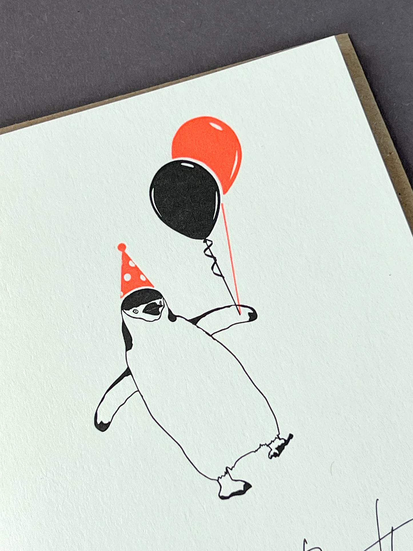 Birthday Penguin Card