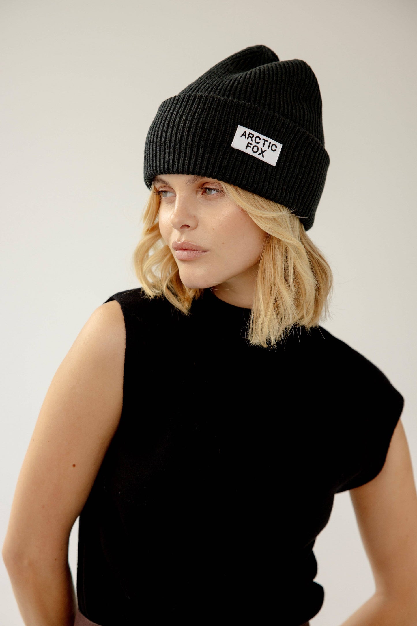 Recycled Bottle Beanie - Black Onyx - AW24