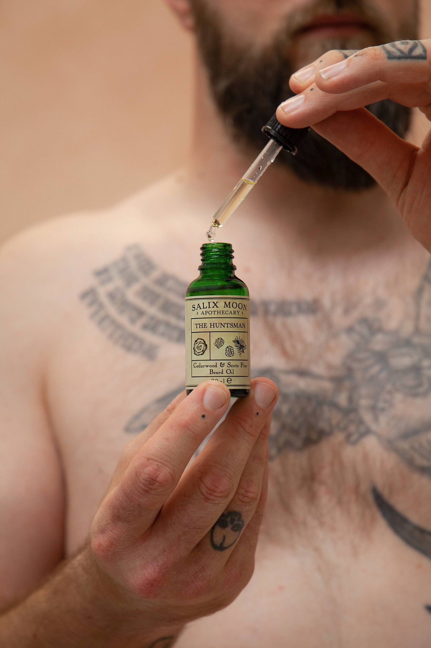 Botanical Beard Oil | Cedarwood and Scots Pine Needle