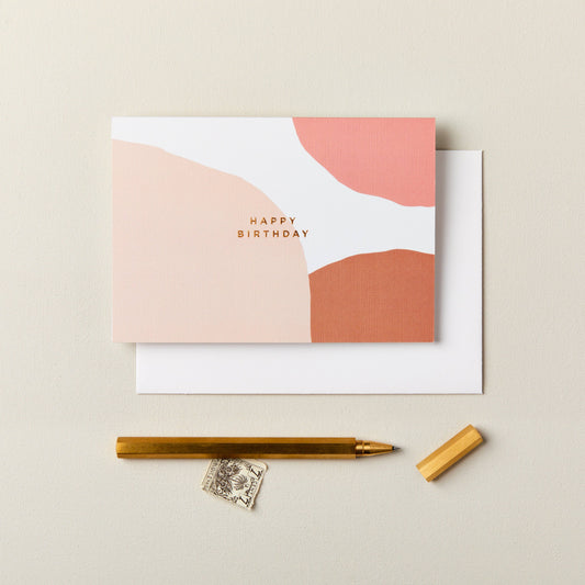 Pinks Birthday Card | Female Birthday Card | Pastels Card