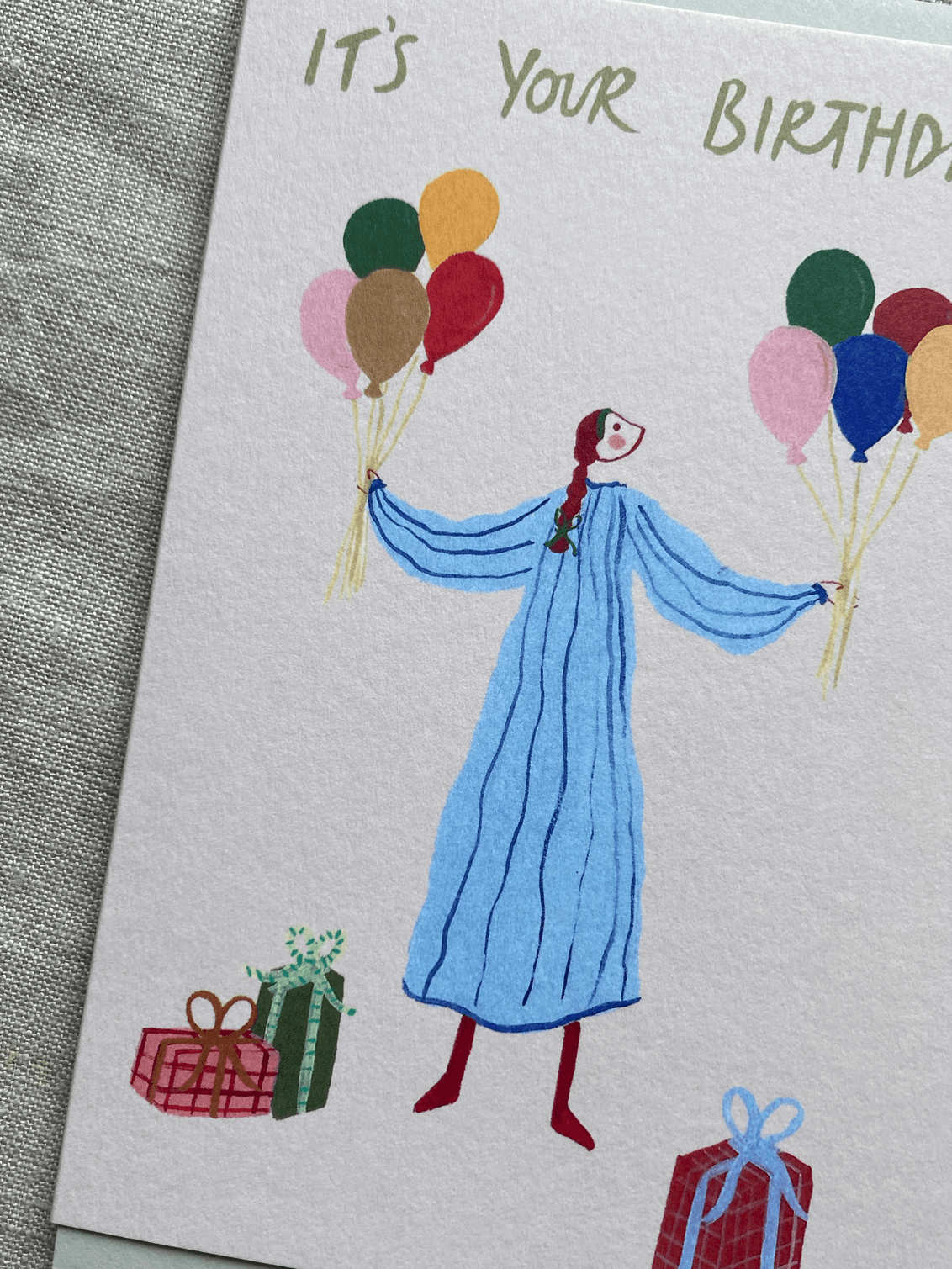 Birthday Balloons Card