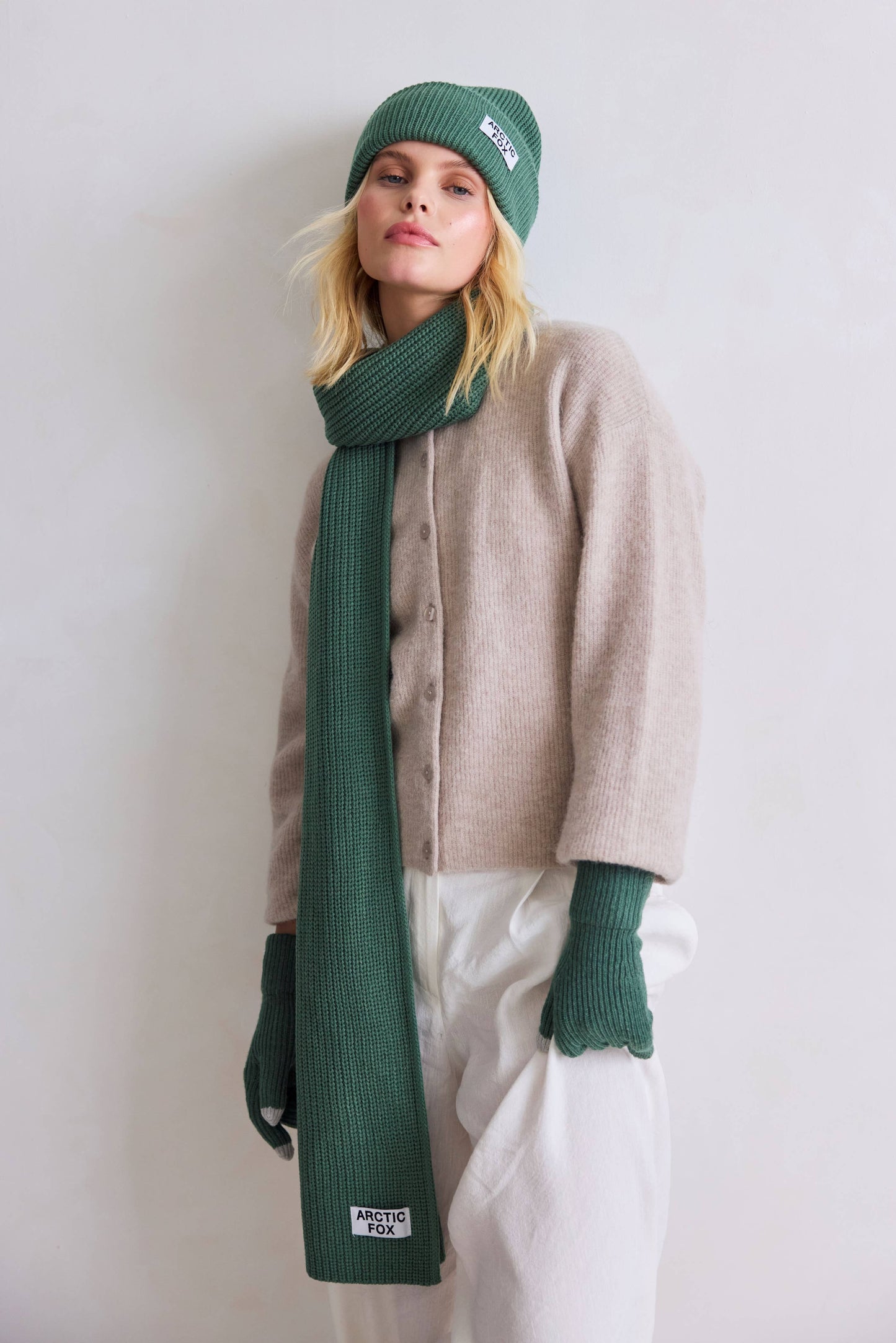 Recycled Bottle Beanie - Forest Fern - AW25