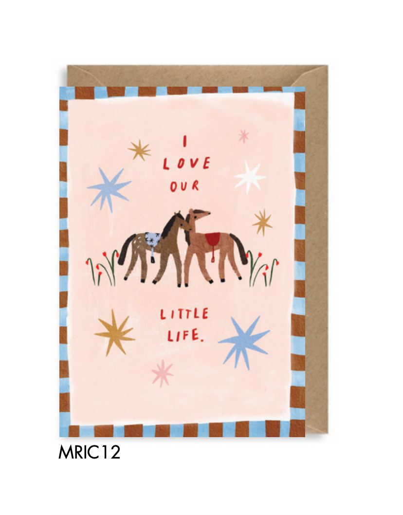 I LOVE OUR LITTLE LIFE CARD