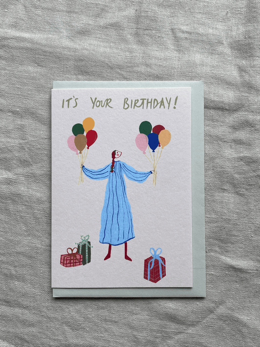 Birthday Balloons Card