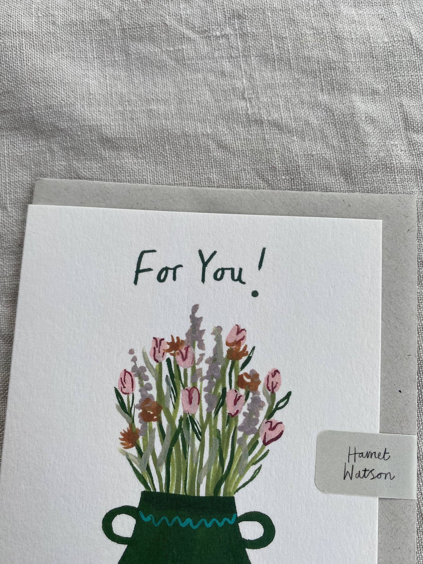 Flowers for You card