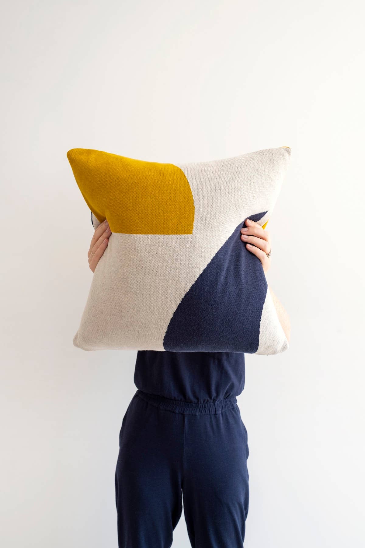 Cotton Knit Pillow/Cushion - Ilo Citrus