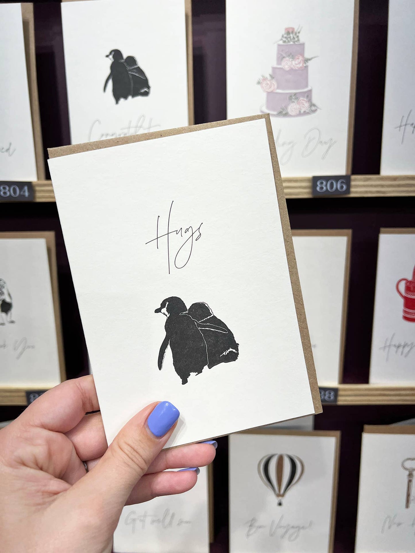 Penguin Hugs Card