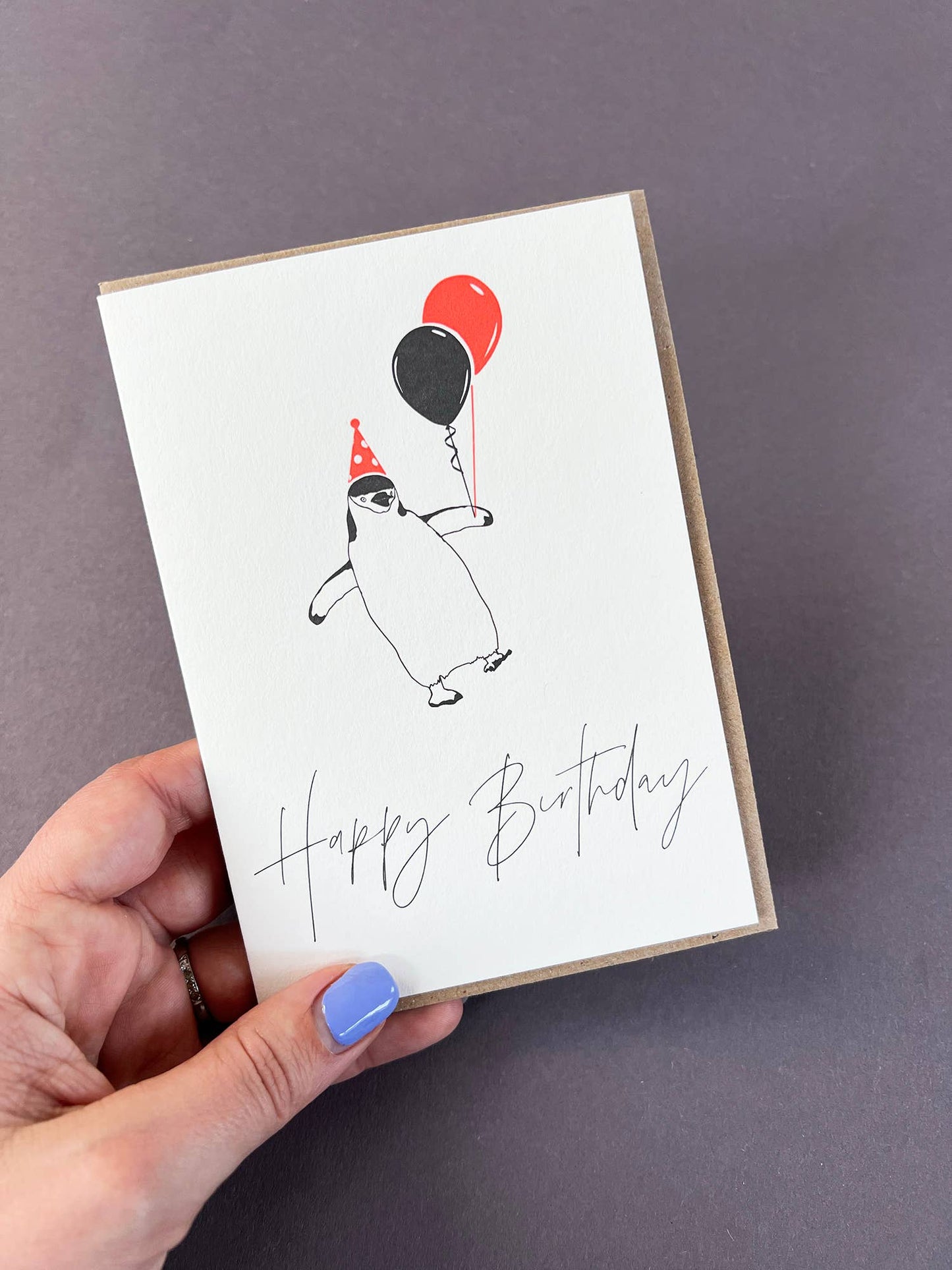 Birthday Penguin Card