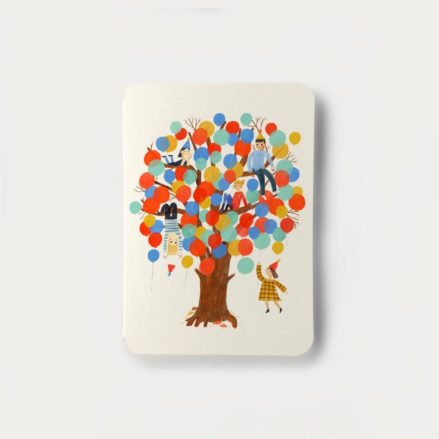 Birthday Balloons Greetings Card
