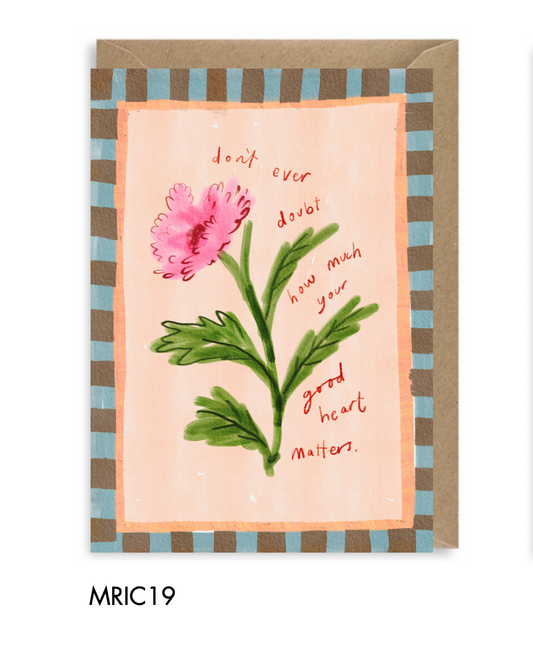 YOUR GOOD HEART MATTERS CARD