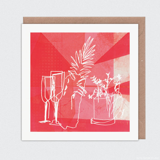 Summer View 1 Individual Card: Abstract Moments Collection