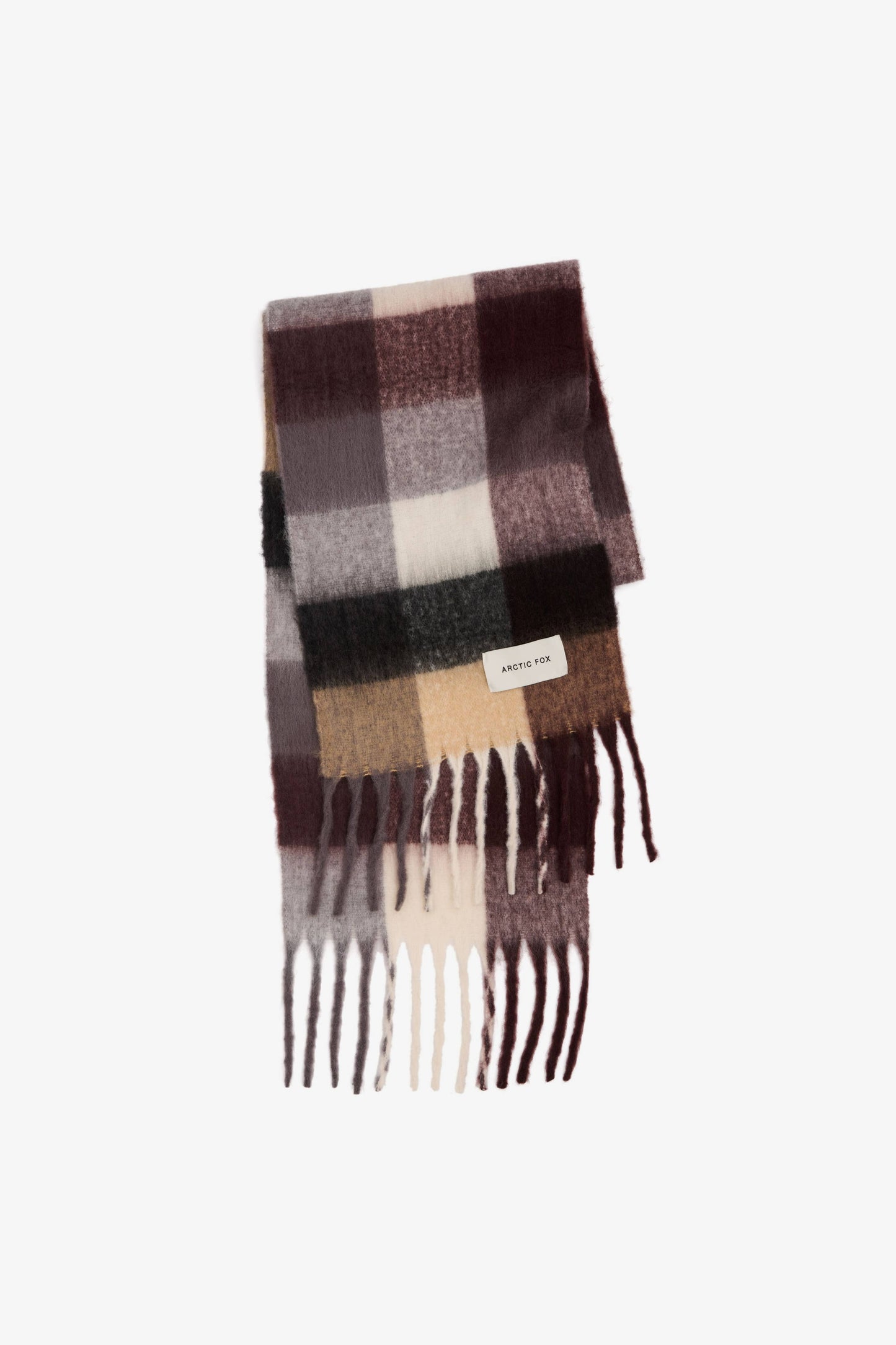 The Reykjavik Scarf - 100% Recycled - Purple/Brown  - AW25