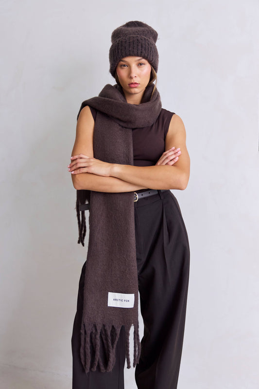 The Reykjavik Beanie Hat - 100% Recycled - Ground Coffee