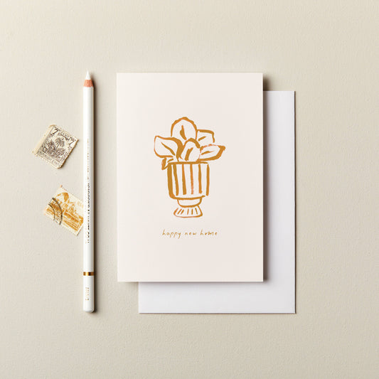 Plant New Home Card | Housewarming Card | Happy New Home