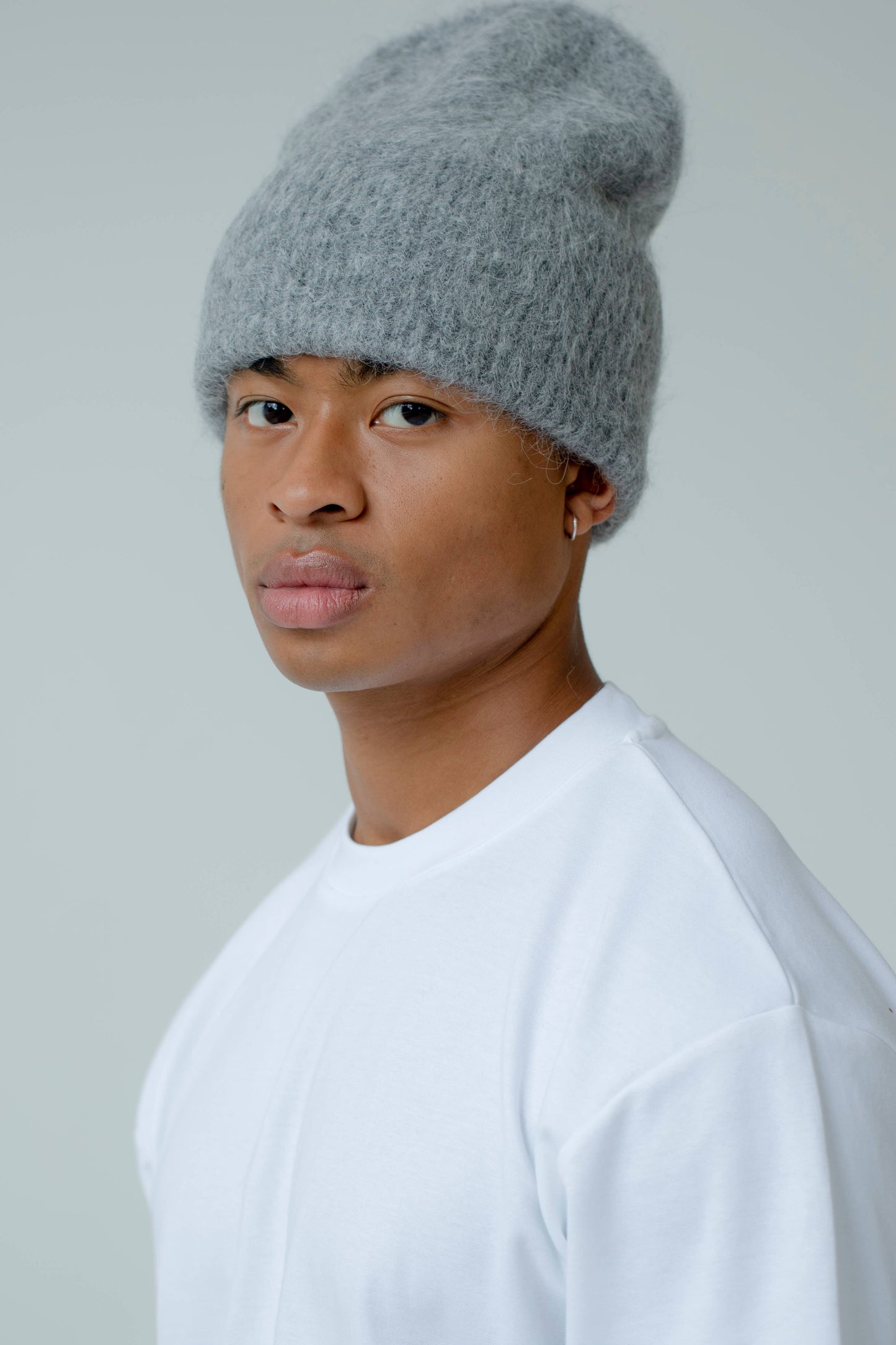 The Alpaca Beanie - Grey