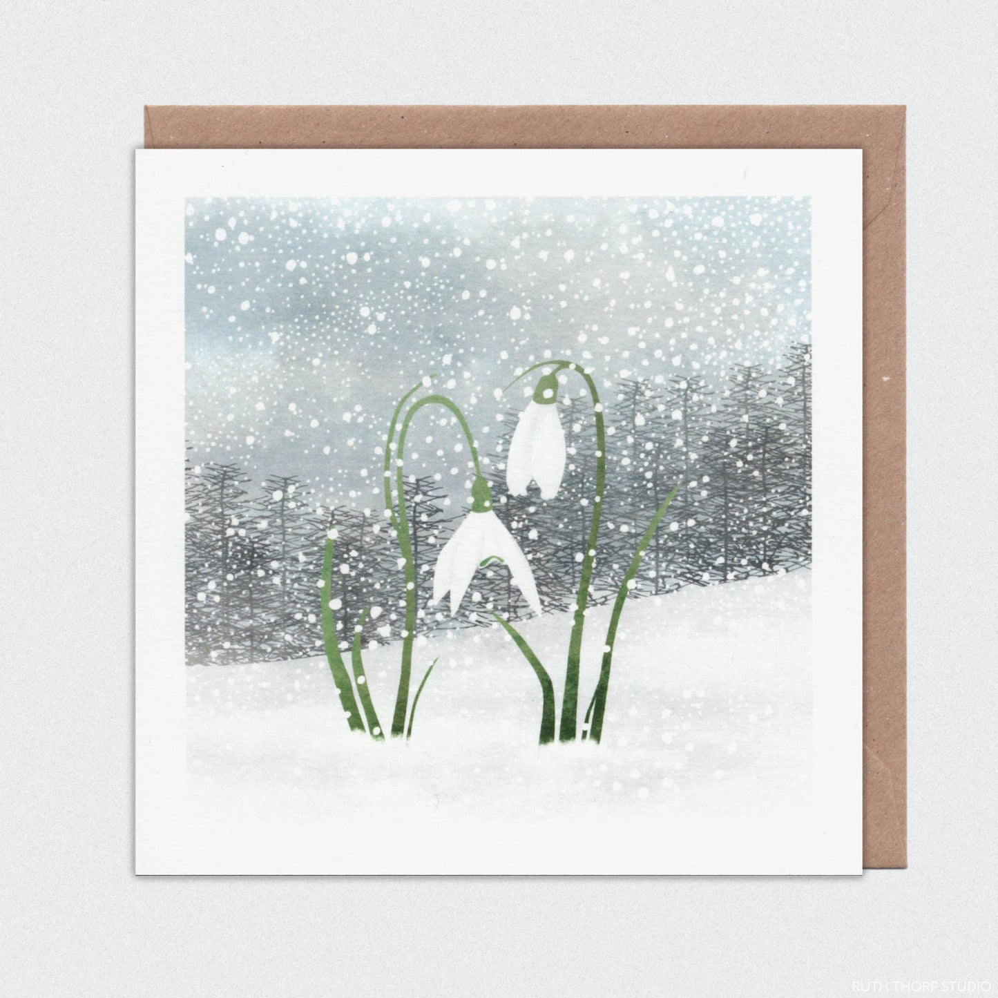 Snowdrops Individual Card: Winter Garden Collection