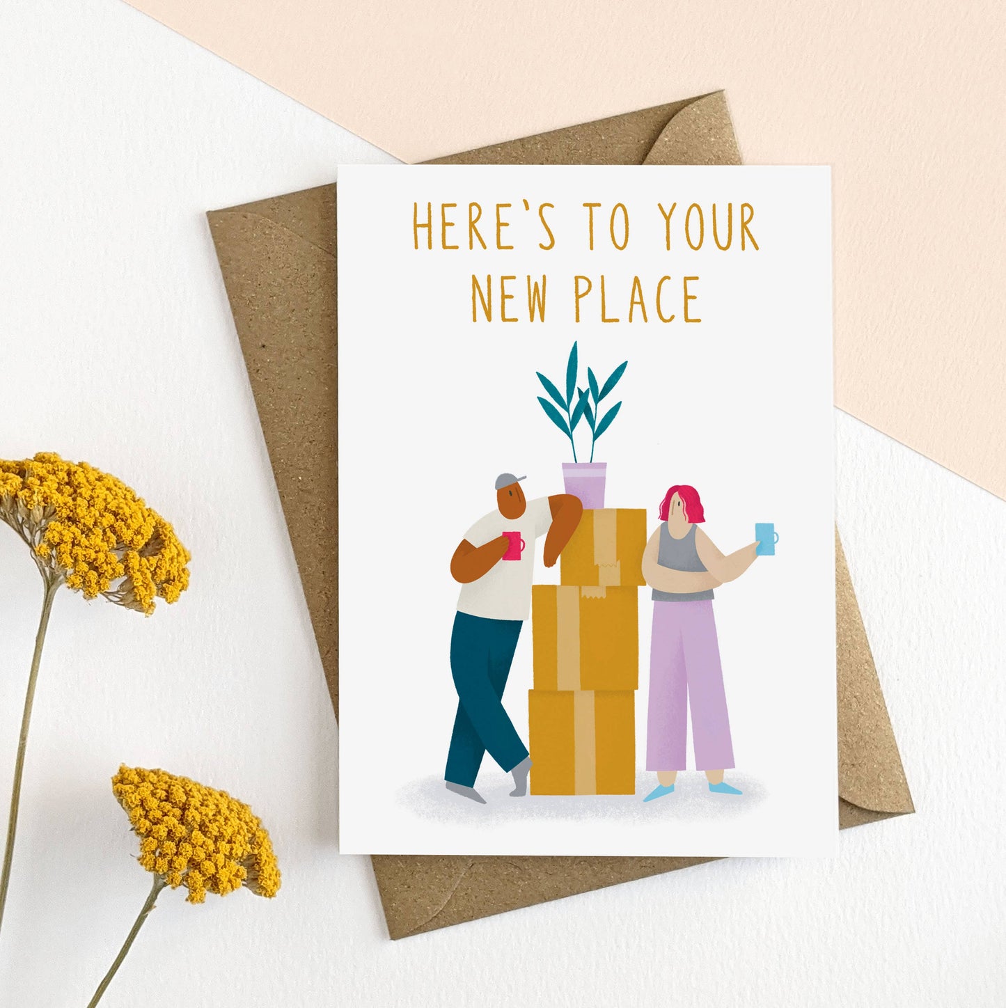 Illustrated New Home Card