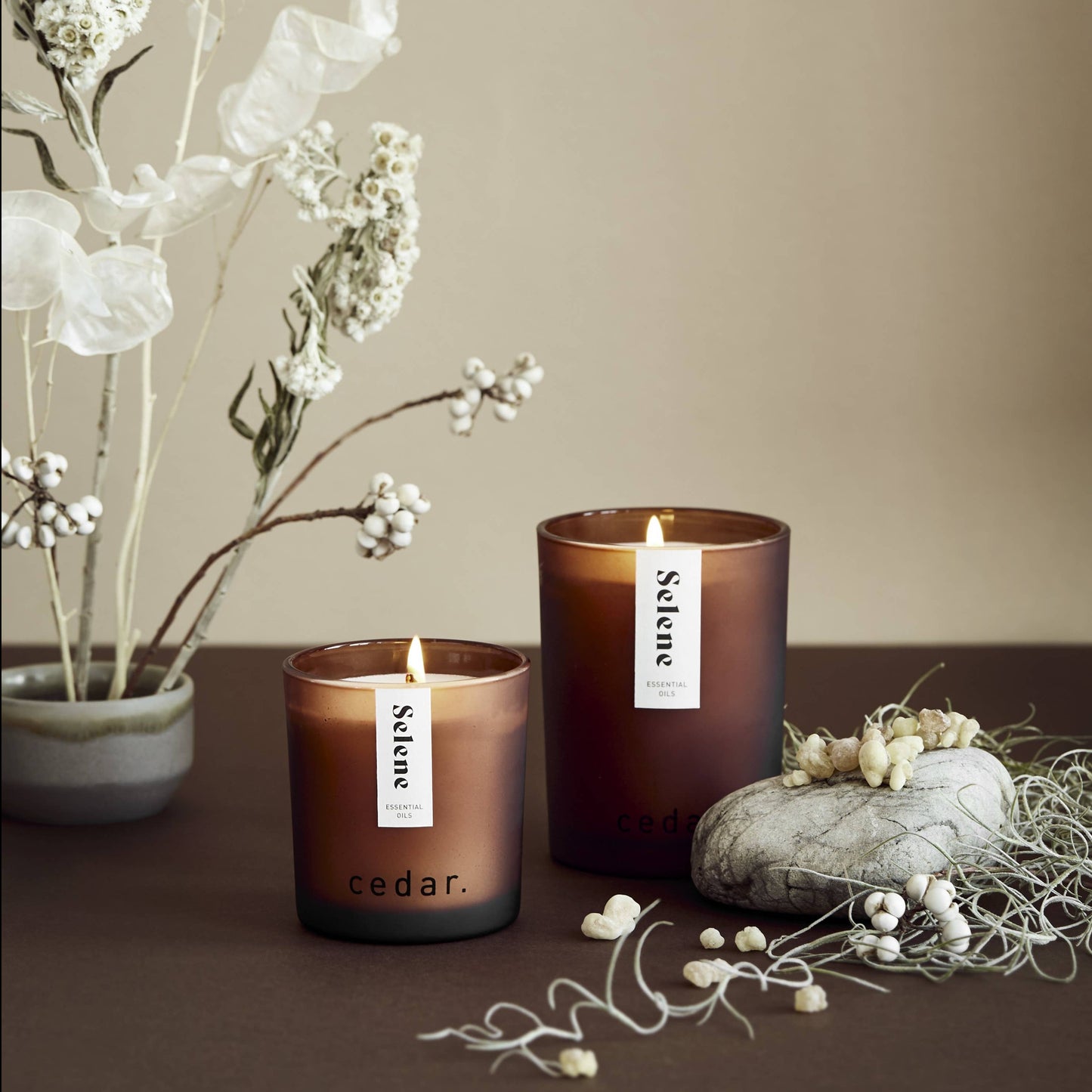 Cedar Lifestyle | Selene - Large Essential Oil Candle - 280g