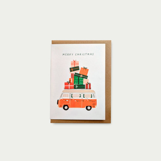 Campervan Christmas Greetings Card