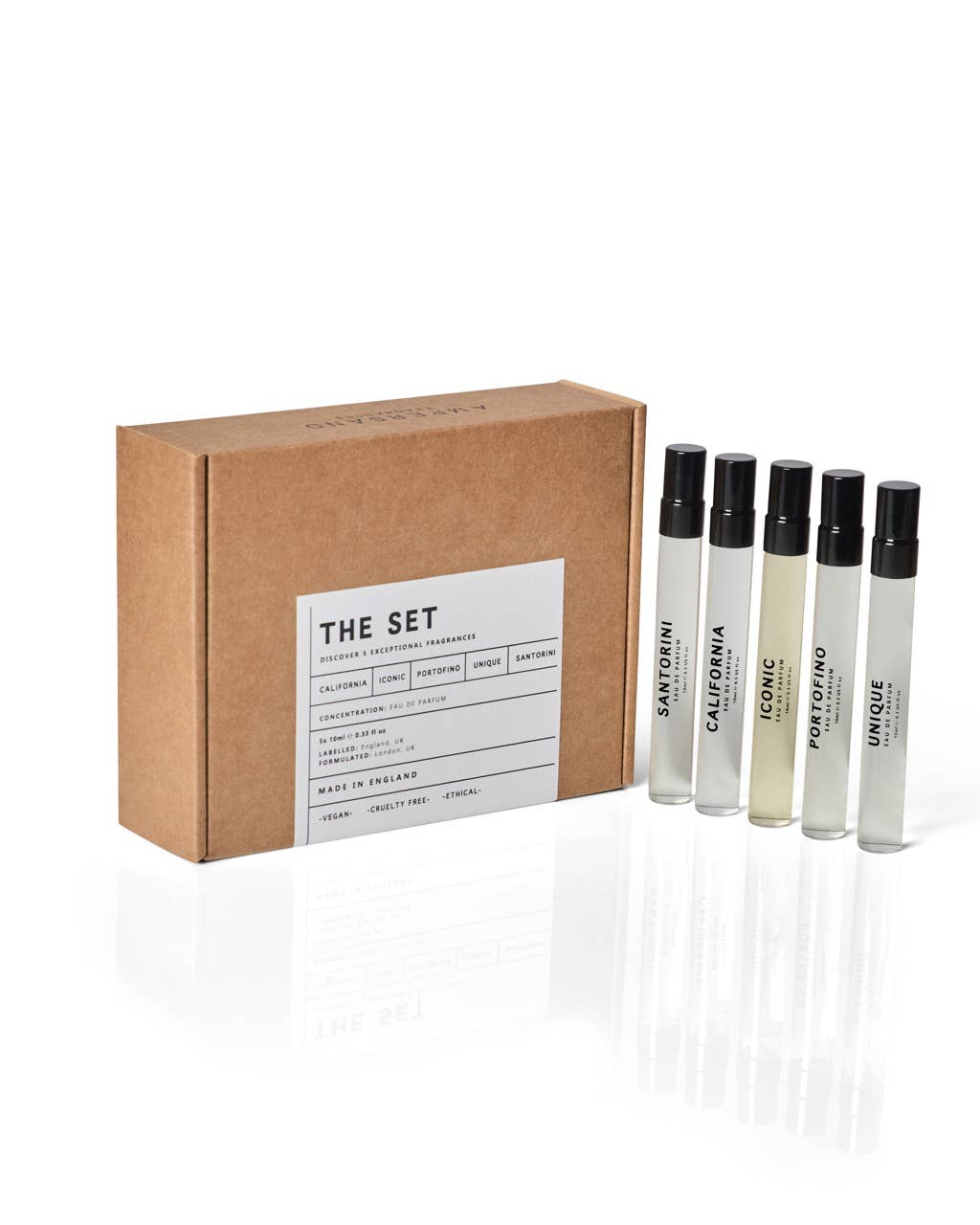 The Set. Unisex Fragrances. EDP. Parfum 5x10ml