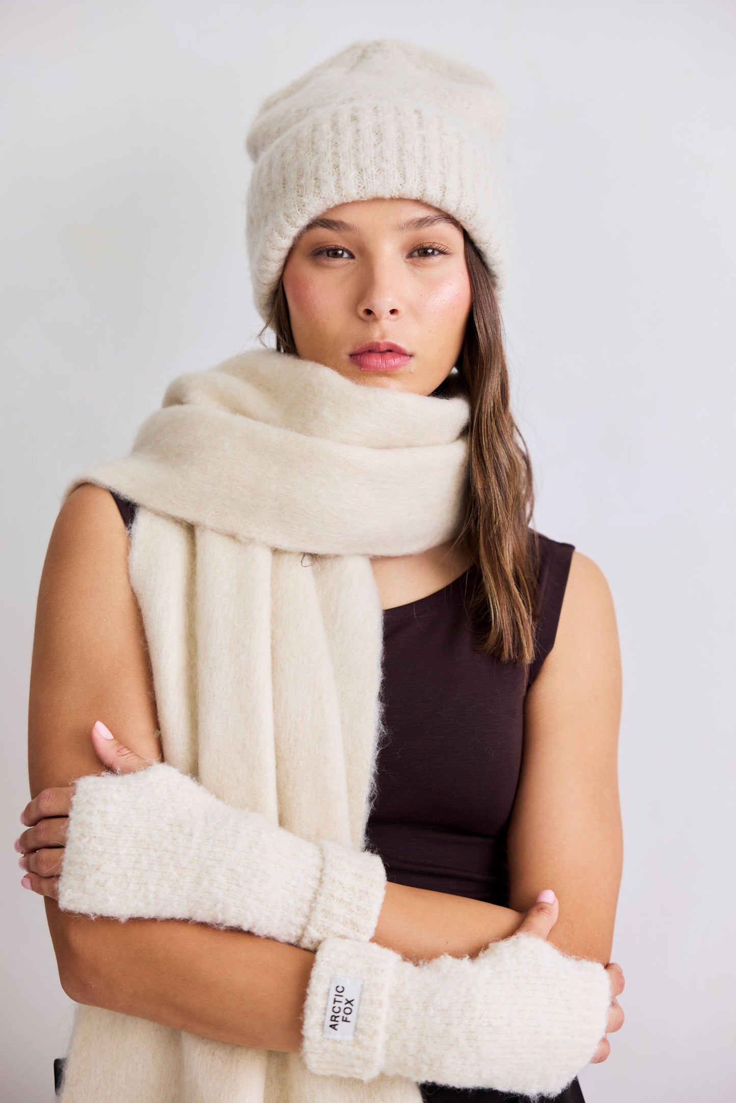 Reykjavik Handwarmers - Pebble Beige - AW25