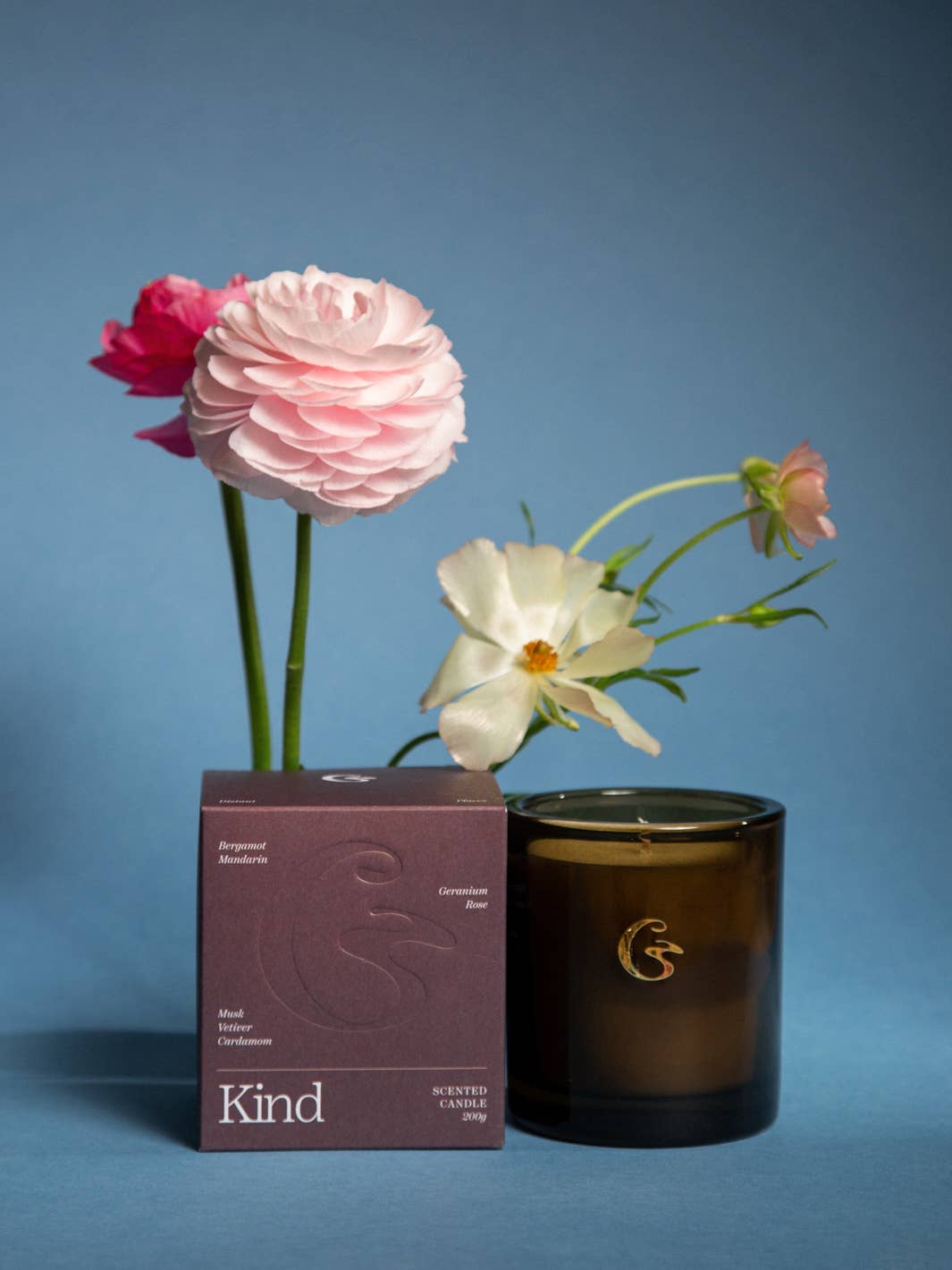Scented Candle – KIND – Spiced Rose & Soft Musk