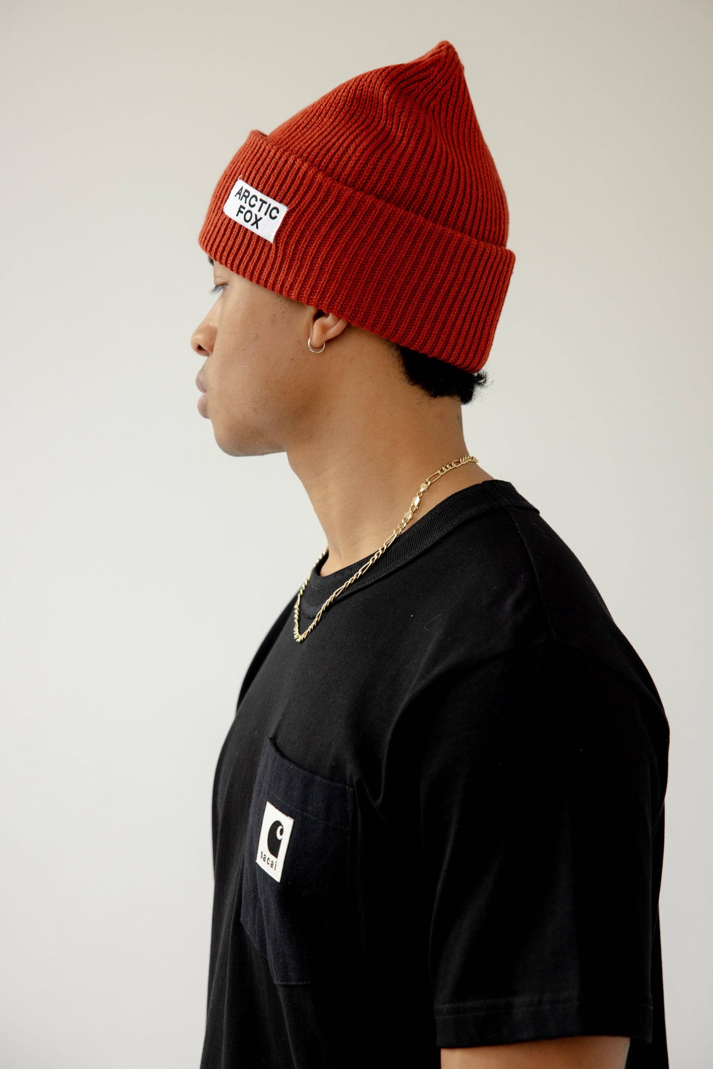 Recycled Bottle Beanie - Deep Terracotta - AW24