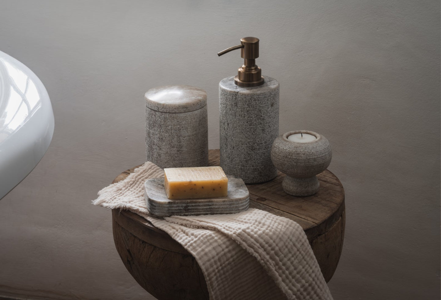 Asana Marble Soap Dish