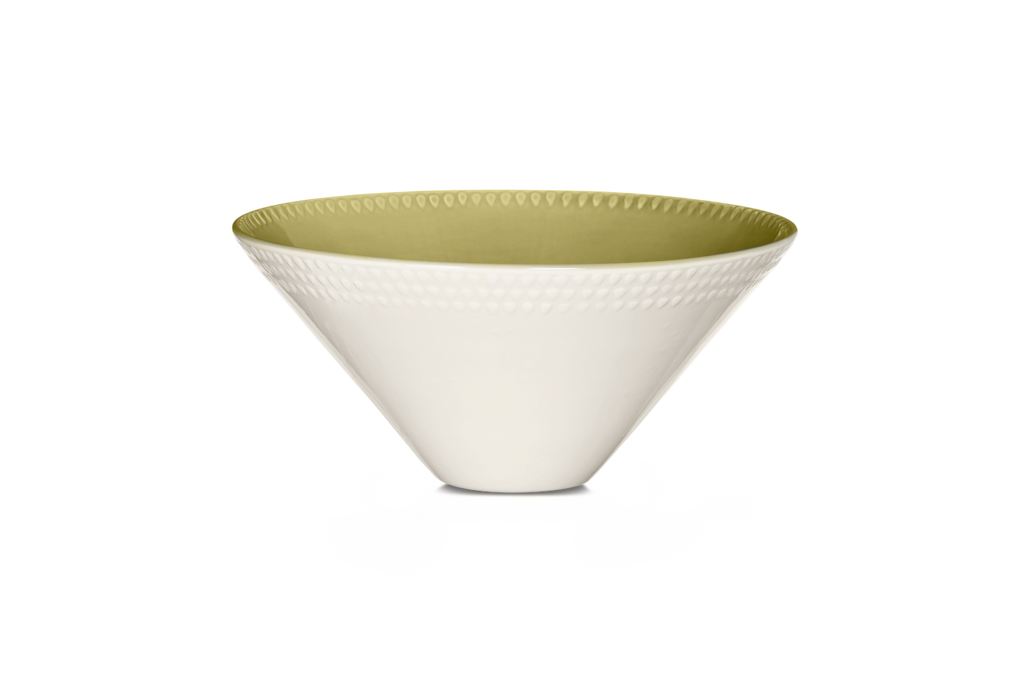 Retro sage green serving bowl