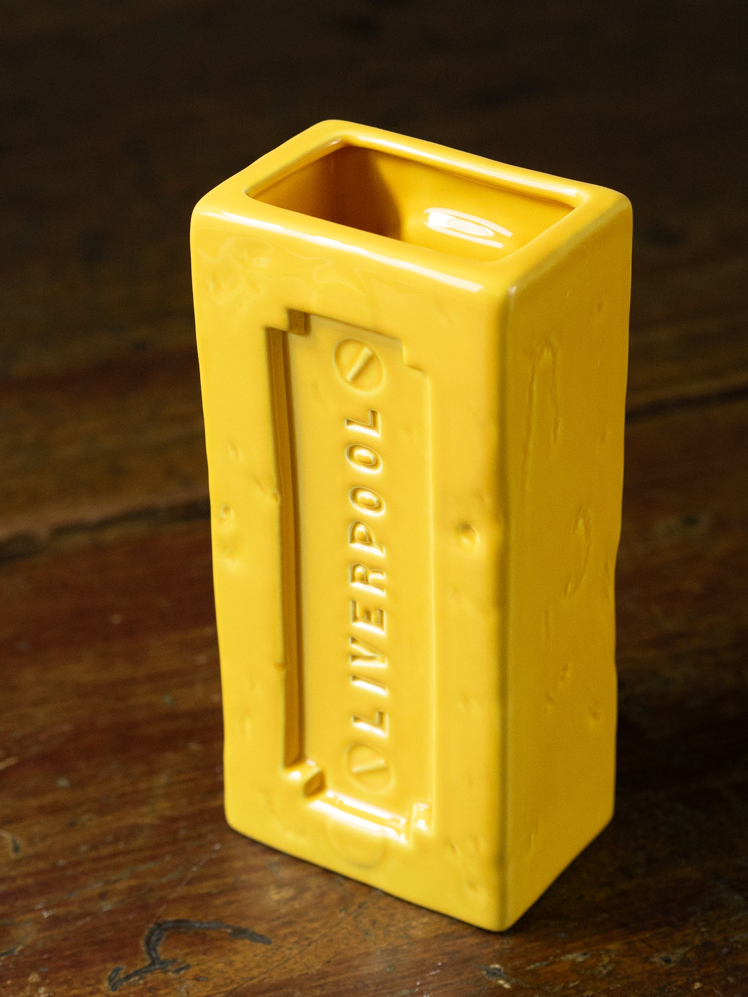 Liverpool Brick Vase in Yellow