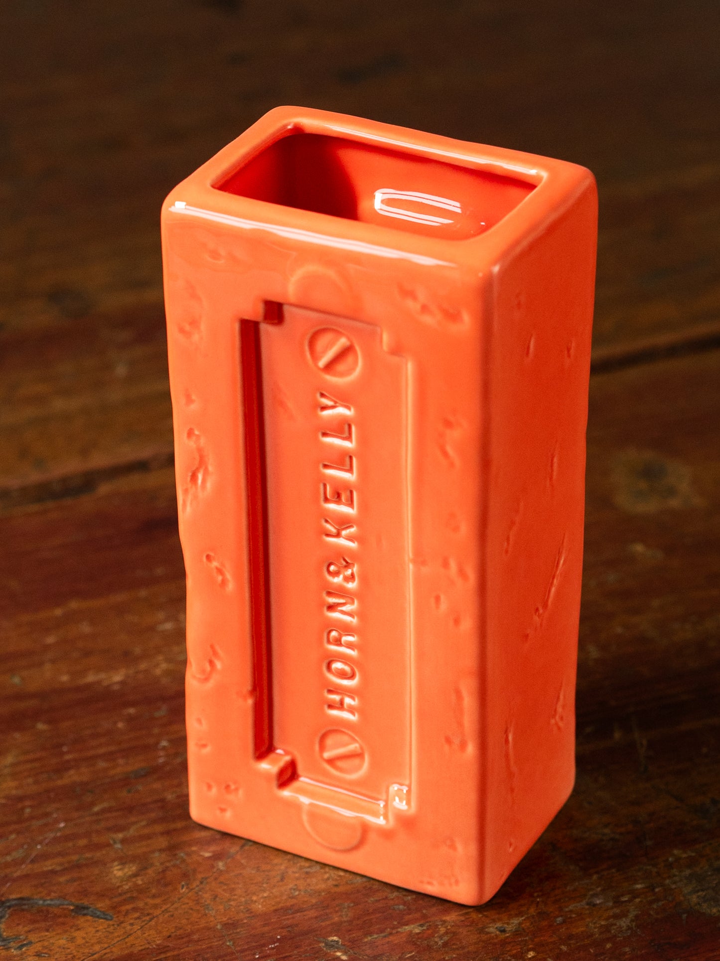 Liverpool Brick Vase in Orange