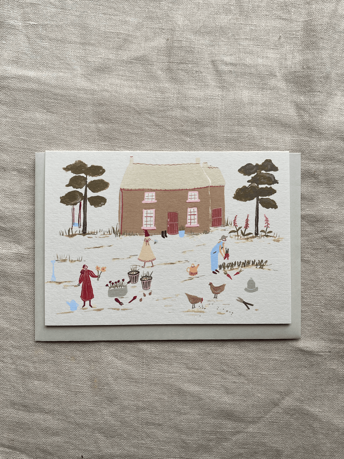 Down at the Farm Card