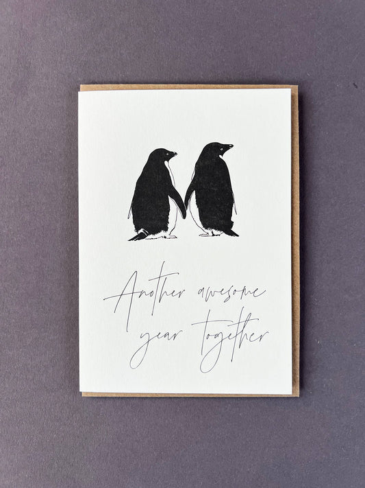 Awesome Penguin Card