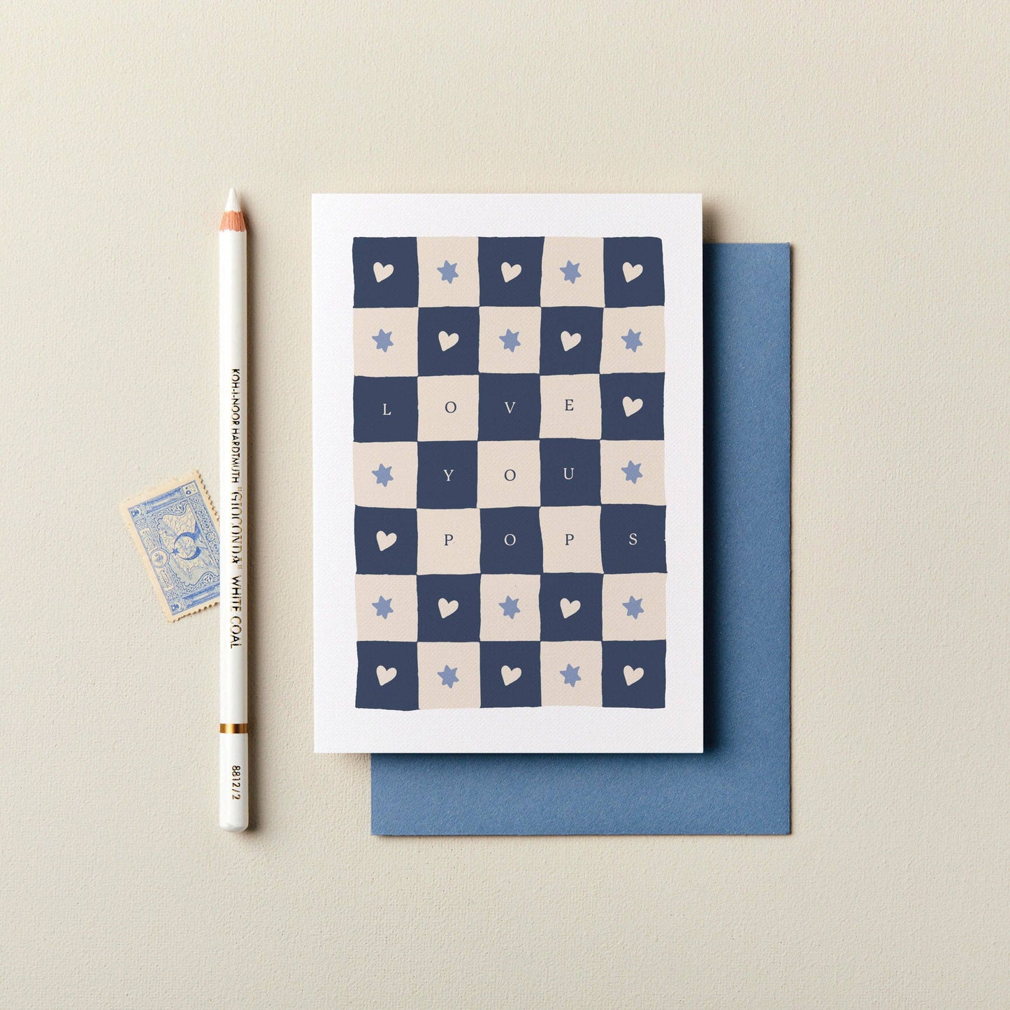 Checked Dad Card | Male Birthday Card | Father's Day Cards
