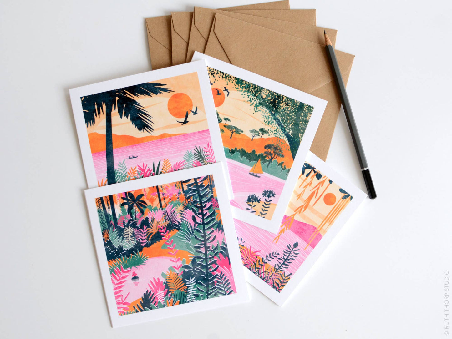 Paradise Found Individual Greetings Card