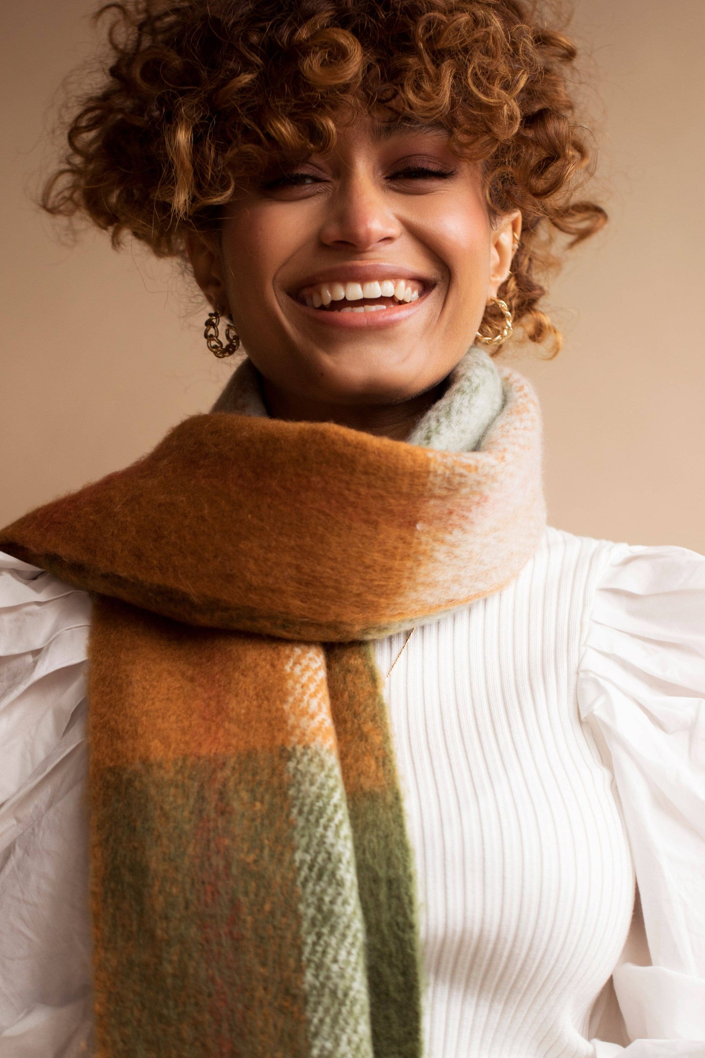 The Stockholm Scarf - 100% Recycled - Mossy Spring - AW24