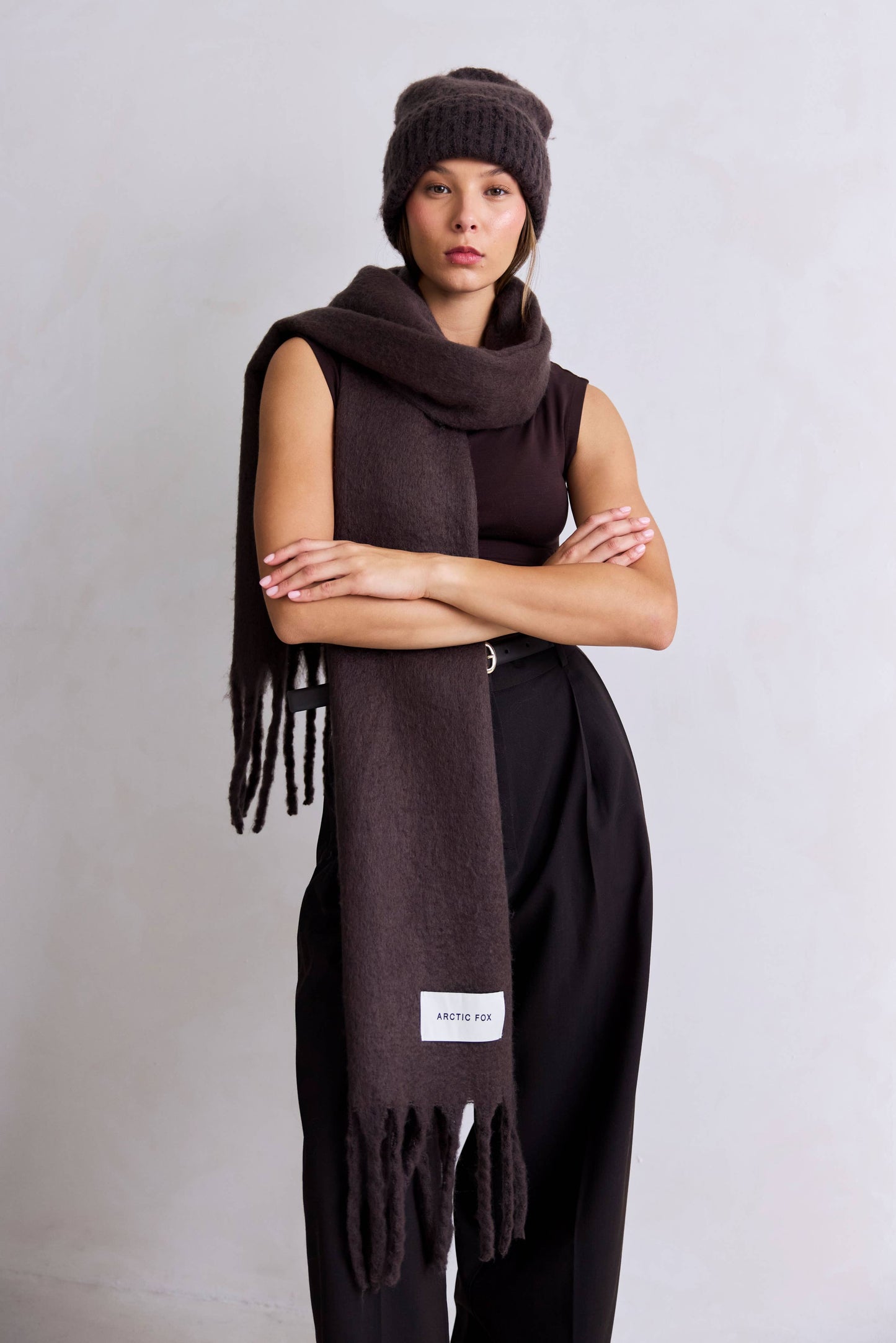 The Reykjavik Beanie Hat - 100% Recycled - Ground Coffee