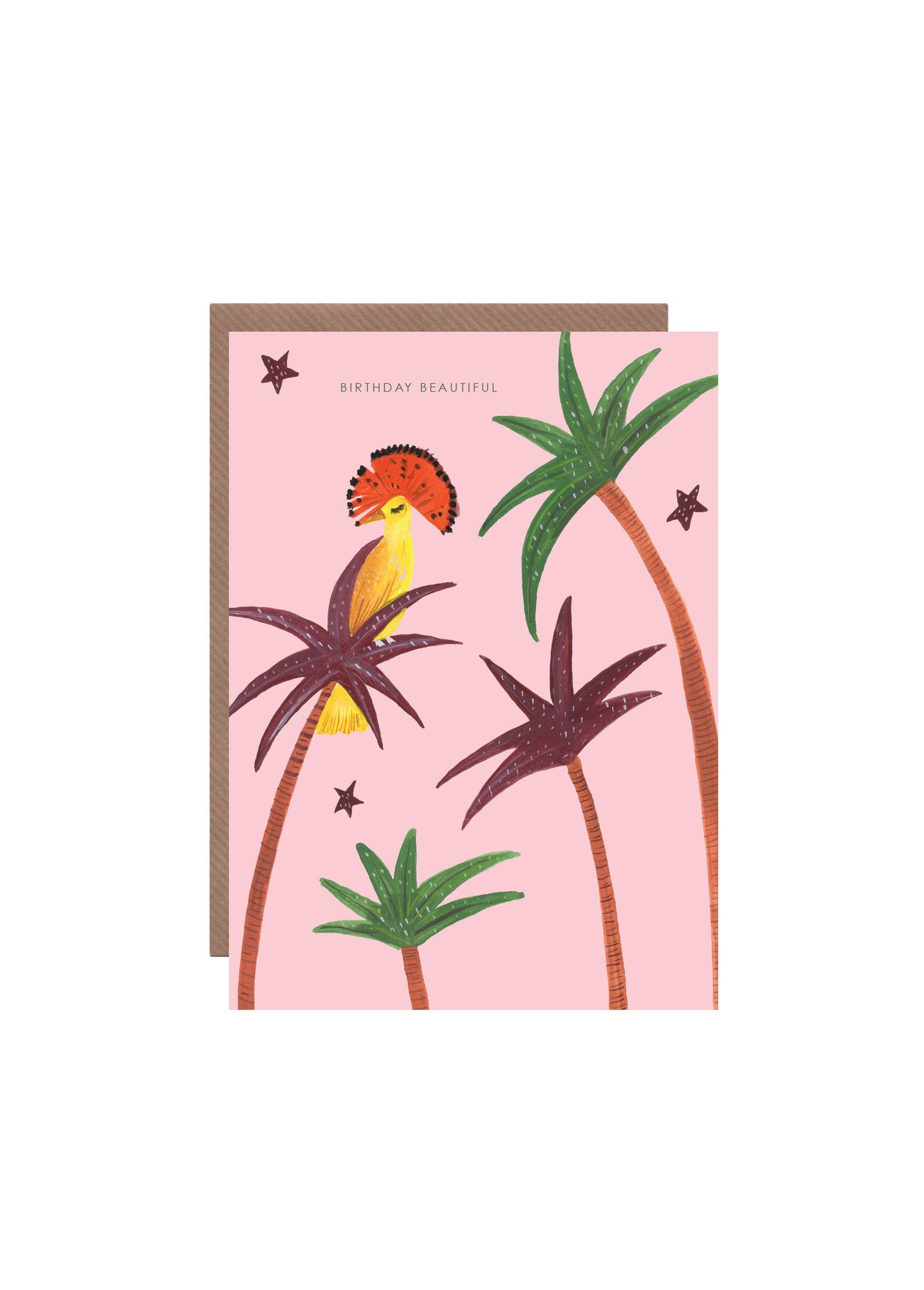 'Paradise Bird' Birthday Greetings Card