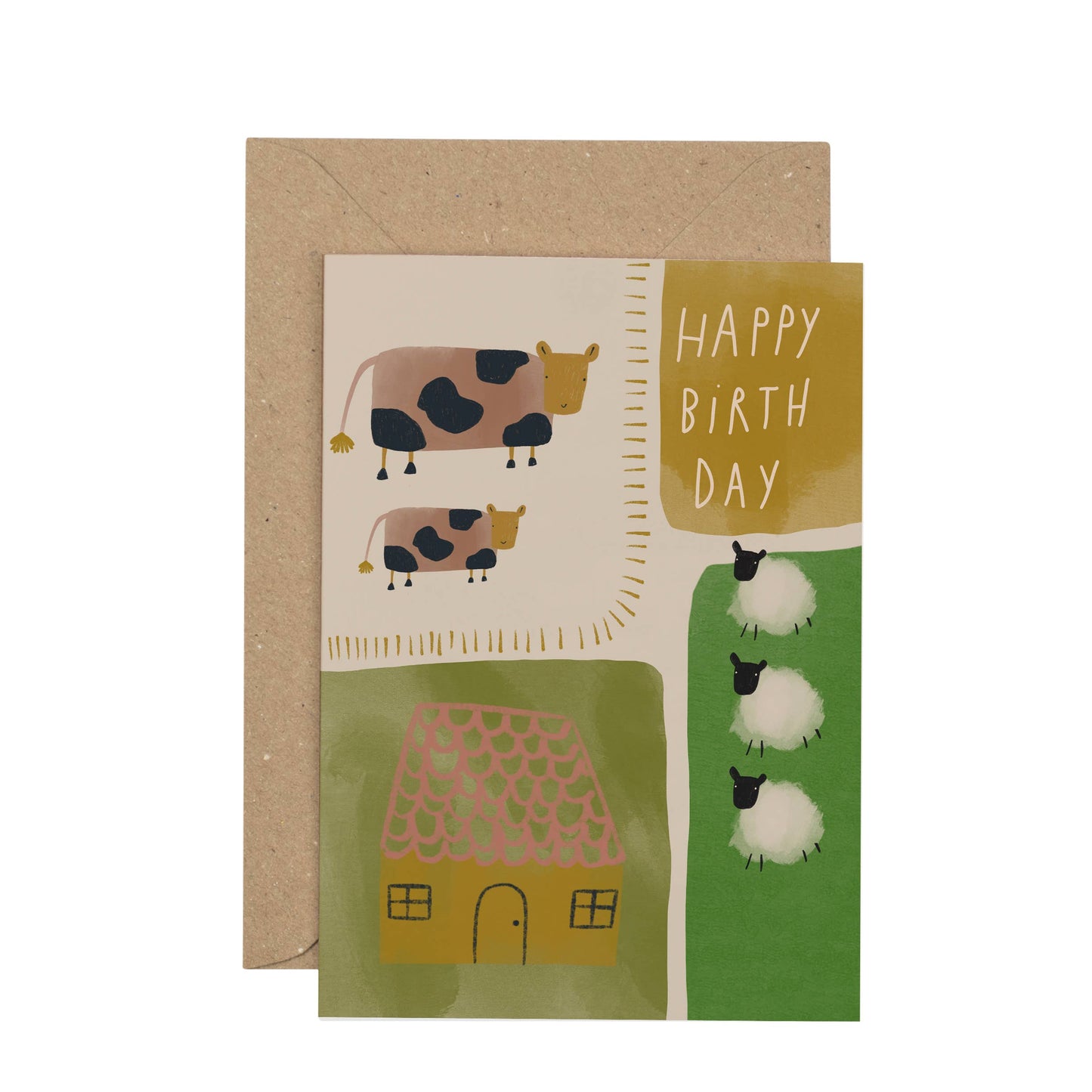 Happy Birthday Farm card