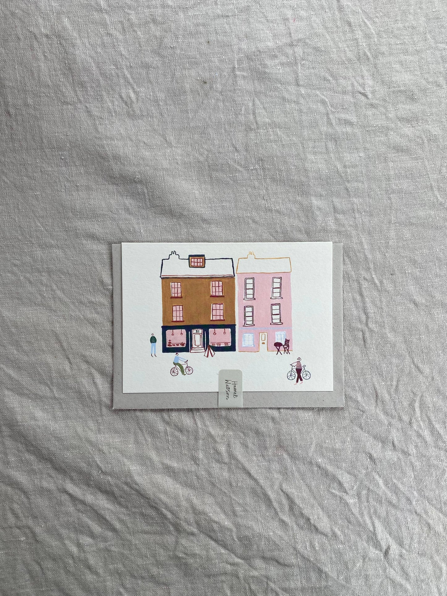 Taking a trip into Town card