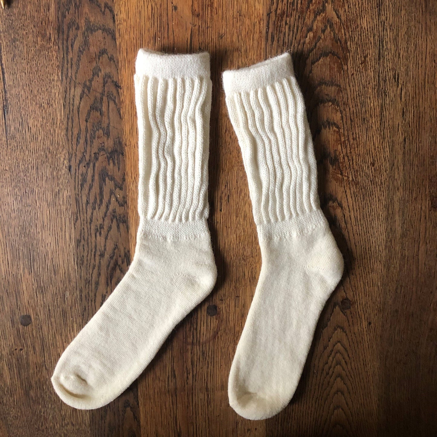 Cosy Alpaca Rib Knit Socks